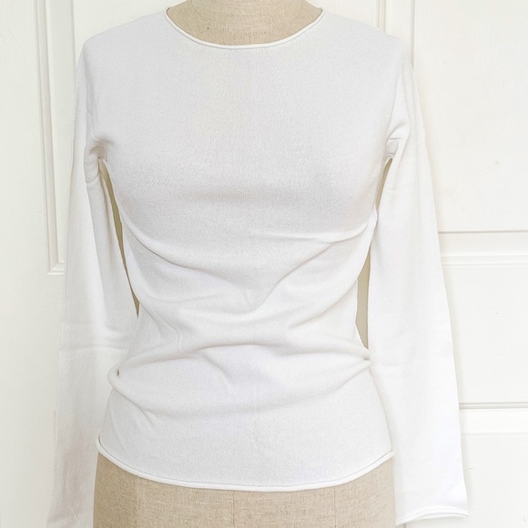 Banana Republic White Long Sleeve - Picture 1 of 2